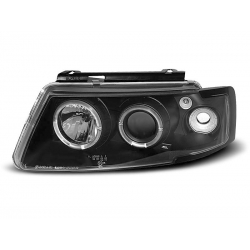 Lampy przednie VW PASSAT B5 3B 11.96-08.00 ANGEL EYES BLACK