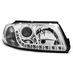 Lampy przednie VW PASSAT 3BG B5 FL 09.00-03.05 DAYLIGHT CHROME
