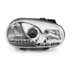 Lampy przednie VW GOLF 4 09.97-09.03 DAYLIGHT CHROME