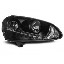 Lampy przednie VW GOLF 5 03-08 DAYLIGHT BLACK
