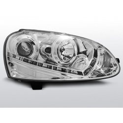Lampy przednie VW GOLF 5 03-08 D2S DAYLIGHT CHROME
