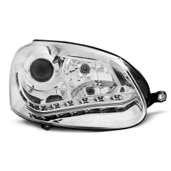 Lampy przednie VW GOLF 5 DAYLIGHT CHROME