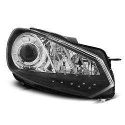 Lampy przednie VW GOLF 6 10.08- 12 TRU DRL BLACK