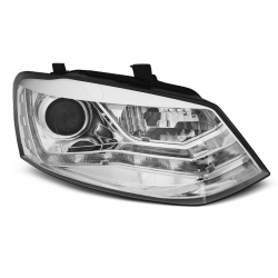 Lampy przednie VW POLO 6R 09-03.14 DAYLIGHT CHROME
