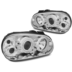 Lampy przednie VW GOLF 4 09.97-09.03 ANGEL EYES CCFL CHROME
