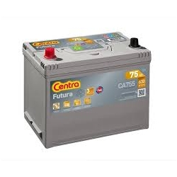 Akumulator Centra Futura CA755 75Ah/630A +L  270X173X222 JAPONIA/KOREA