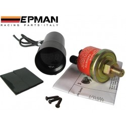 Wskaźnik 37mm LCD ciśnienia oleju EPMAN Racing Italy
