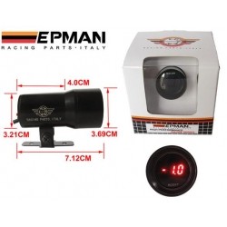 Wskaźnik 37mm LCD ciśnienia doładowania boost EPMAN Racing Italy