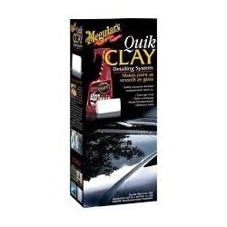 Meguiar's Quik Clay Starter Kit System czyszczenia lakieru (Quik Detailer 473 ml + glinka 50g)