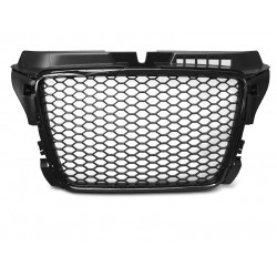 GRILL AUDI A3 08-12 RS LOOK GLOSSY BLACK