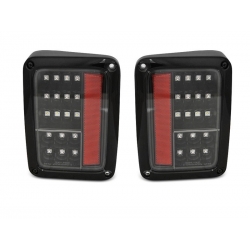 LAMPY TYŁ CHRYSLER JEEP WRANGLER JK 07-18 LED BLACK