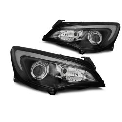 LAMPY PRZEDNIE OPEL ASTRA J 10-15 TUBE LIGHT BLACK