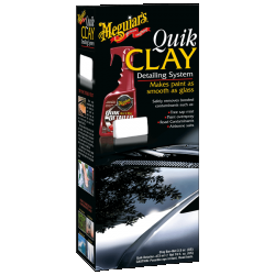 Meguiars Quik Clay Detailing System - System czyszczenia lakieru (Quik Detailer 473 ml, glinka 50g + 30g gratis)