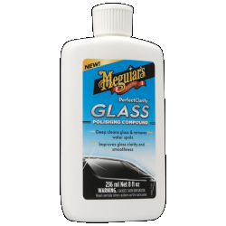 Meguiars PerfectClarit Glass Polishing Compound - Środek do intensywnego czyszczenia szkła (236ml)