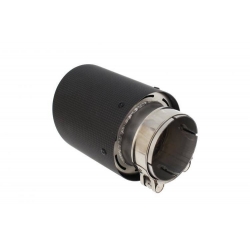 Końcówka tłumika 101mm wejście 76mm Carbon Mat