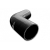 Kolanko Silikonowe Redukcyjne 67st 51-63mm Czarne