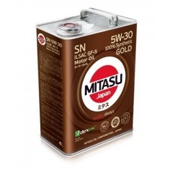 MITASU GOLD SN 5W-30 ILSAC GF-5 100% SYNTHETIC 4L