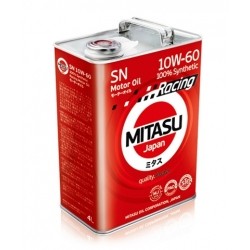 MITASU RACING MOTOR OIL SN 10W-60 100 % SYNTHETIC 4L