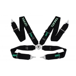 Pasy sportowe 4p 3" Black - Takata Replica harness