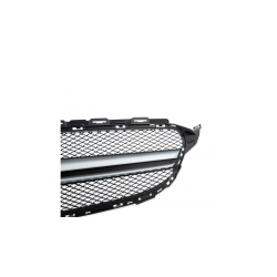 Grill sportowy Silver A-Type Camera  MERCEDES C-Class (W205) Sedan (S205) T-Model (A205) Cabrio (C205) Coupe przed liftem 2014-2018