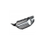 Grill sportowy Silver A-Type Camera  MERCEDES C-Class (W205) Sedan (S205) T-Model (A205) Cabrio (C205) Coupe przed liftem 2014-2018