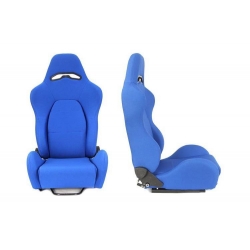 Fotel sportowy DRAGO Welur Blue