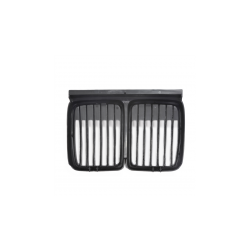 Grill sportowy pojedyncze żeberka Matt Black  BMW 3 (E30) Sedan Touring Cabrio 1987-1994