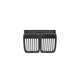 Grill sportowy pojedyncze żeberka Matt Black  BMW 3 (E30) Sedan Touring Cabrio 1987-1994