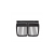 Grill sportowy pojedyncze żeberka Matt Black  BMW 3 (E30) Sedan Touring Cabrio 1987-1994