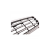 Radiator Grille 3 slats  MERCEDES C-Class (W203) Sedan (S203) T-Model 2000-2007