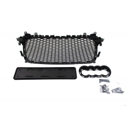 Grill Audi A4 B8 RS-Style Chrome-Black 12-15 PDC