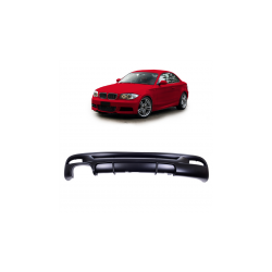 Tylny dyfuzor Matt Black  BMW 1 (E82) Coupe (E88) Cabrio 2007-2013