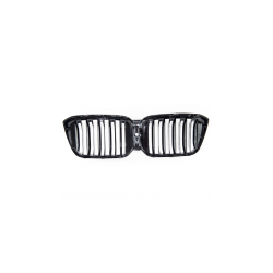 Grill sportowy podwójne żeberka Gloss Black  BMW X3 (G01, F97) X4 (G02, F98) Facelift 2021-obecnie