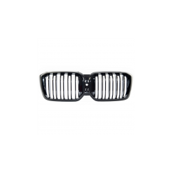 Grill sportowy podwójne żeberka Gloss Black  BMW X3 (G01, F97) X4 (G02, F98) Facelift 2021-obecnie