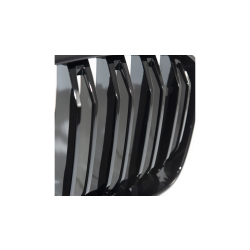 Grill sportowy podwójne żeberka Gloss Black  BMW X3 (G01, F97) X4 (G02, F98) Facelift 2021-obecnie