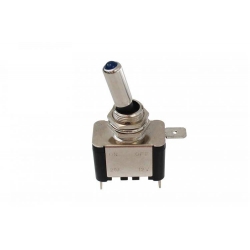 Włącznik Toggle Chrome typ.2 Led Blue