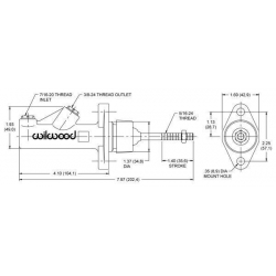 Pompa hamulcowa sprzęgła Wilwood Compact 0,625