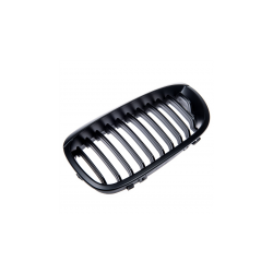 Grill sportowy pojedyncze żeberka Matt Black  BMW 3 (E46) Coupe Cabrio Facelift 2003-2006