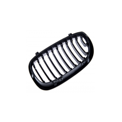 Grill sportowy pojedyncze żeberka Matt Black  BMW 3 (E46) Coupe Cabrio Facelift 2003-2006