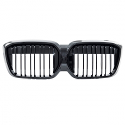 Grill sportowy podwójne żeberka Gloss Black  BMW iX3 (G08) 2021-obecnie