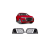 Ramki do halogenów Silver  AUDI Q5 (FY) przed liftem 2018-2021