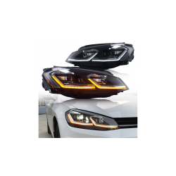 Zestaw Lamp Halogenowych Chrome  VW GOLF VII przed liftem 2013-2017