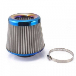 Filtr stożkowy H:120mm OTW:76mm Burn Blue