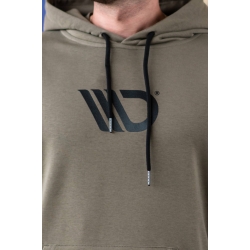 Męska bluza khaki z kapturem