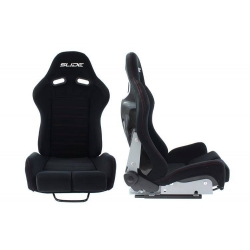 Fotel sportowy SLIDE X3 material Black L