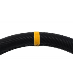 Kierownica SLIDE 350mm offset:90mm Carbon Yellow Strip