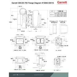 Turbosprężarka Garrett GBC35-700 (913840-5001S )