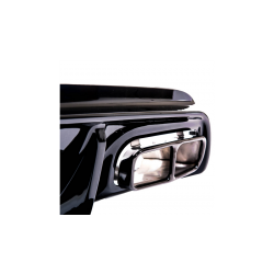Tylny dyfuzor Gloss Black Pipes  MERCEDES A-Class (W176) Facelift 2016-2018