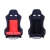 Fotel sportowy GTR Welur Black/Red