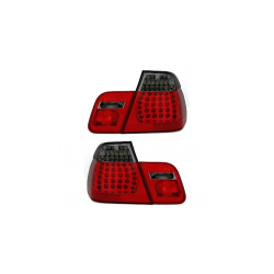 Zestaw Lamp Tylnych LED Red Smoke  BMW 3 (E46) Sedan przed liftem 1998-2001